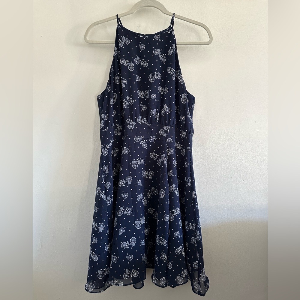 Maison Jules Kimberly Dress - Bicycle Print